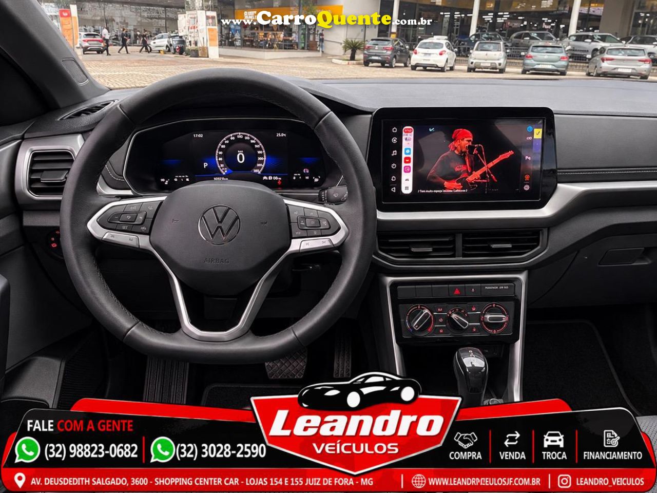 VOLKSWAGEN   T-CROSS 200 TSI 1.0  FLEX 12V 5P AUT.   AZUL 2025 1.0 FLEX - Loja