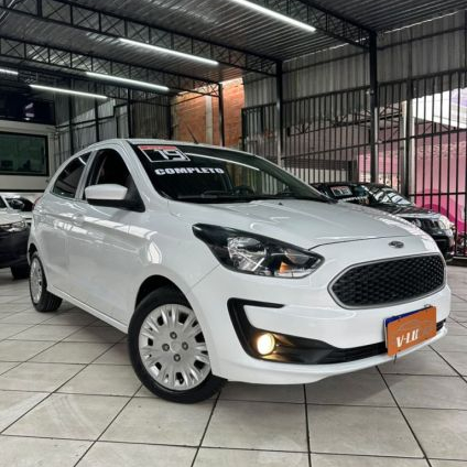 FORD   KA 1.5 SE 12V FLEX 5P MEC.   BRANCO 2019 1.5 FLEX