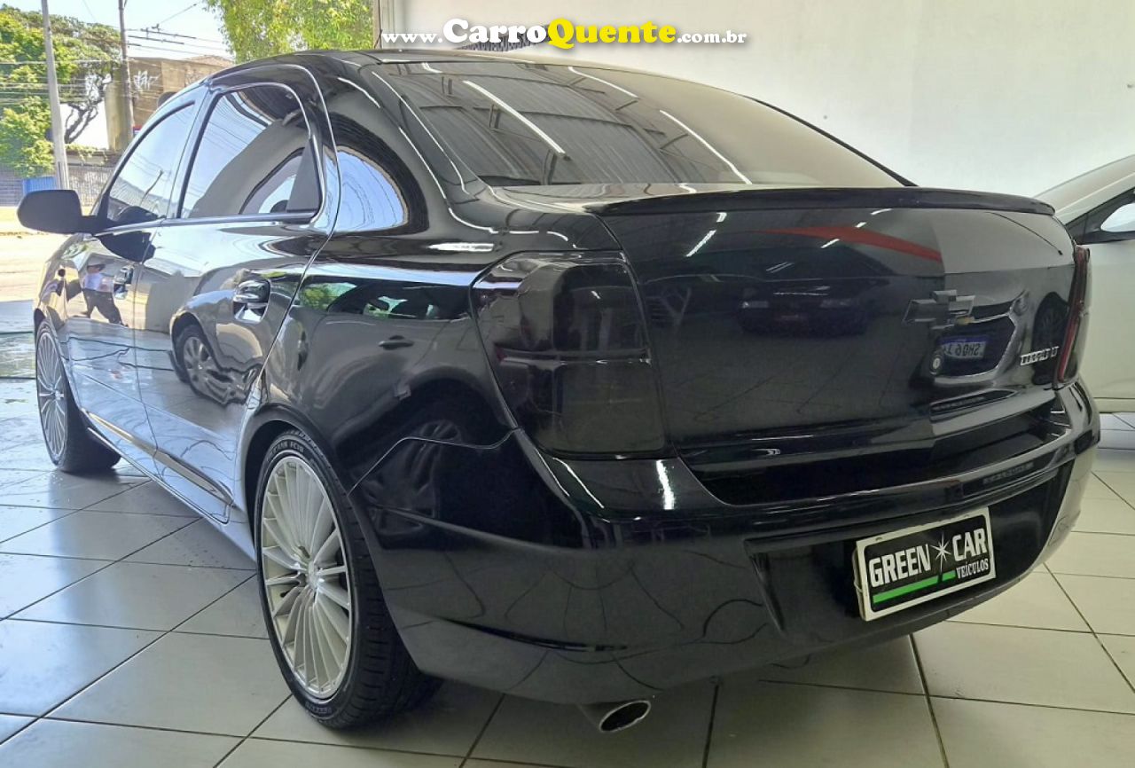 CHEVROLET   COBALT LT 1.4 8V FLEXPOWERECONOFLEX 4P   PRETO 2012 1.4 FLEX - Loja