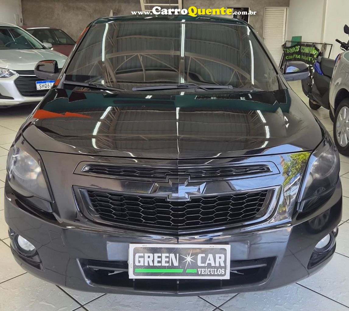 CHEVROLET   COBALT LT 1.4 8V FLEXPOWERECONOFLEX 4P   PRETO 2012 1.4 FLEX - Loja