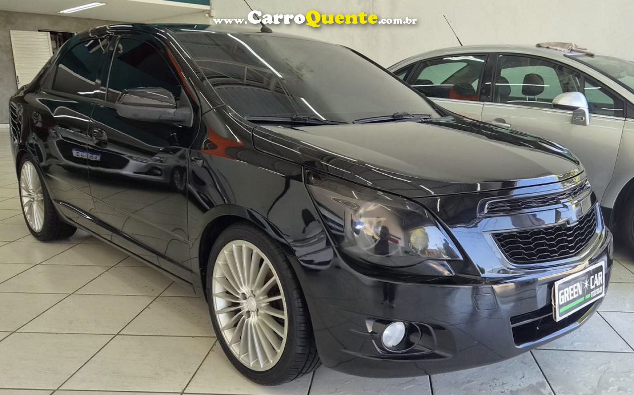 CHEVROLET   COBALT LT 1.4 8V FLEXPOWERECONOFLEX 4P   PRETO 2012 1.4 FLEX - Loja