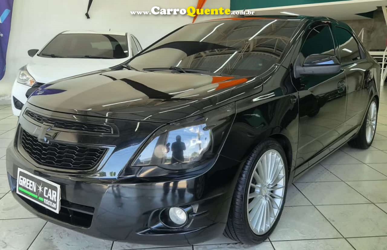 CHEVROLET   COBALT LT 1.4 8V FLEXPOWERECONOFLEX 4P   PRETO 2012 1.4 FLEX - Loja