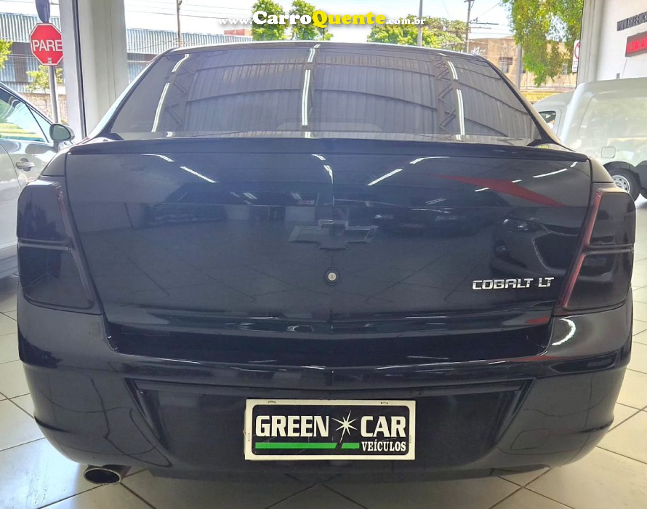 CHEVROLET   COBALT LT 1.4 8V FLEXPOWERECONOFLEX 4P   PRETO 2012 1.4 FLEX - Loja