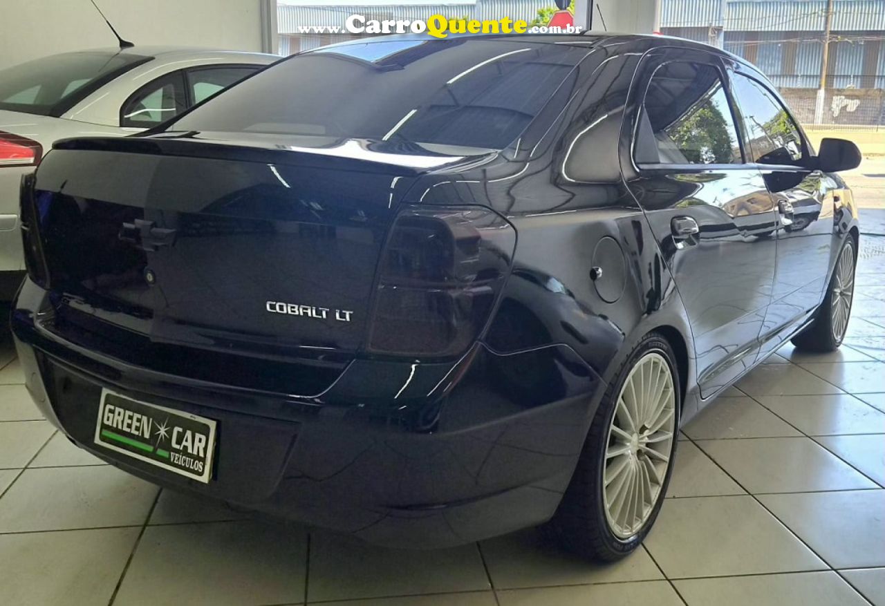 CHEVROLET   COBALT LT 1.4 8V FLEXPOWERECONOFLEX 4P   PRETO 2012 1.4 FLEX - Loja