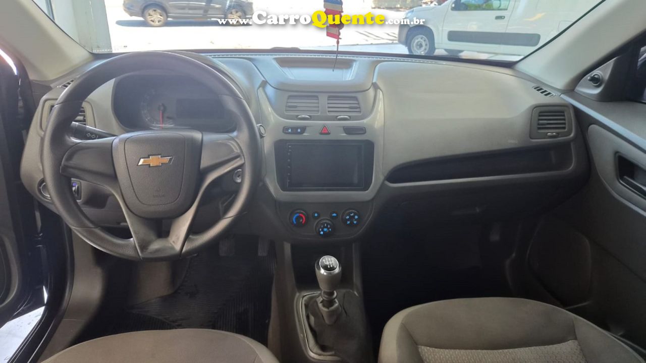 CHEVROLET   COBALT LT 1.4 8V FLEXPOWERECONOFLEX 4P   PRETO 2012 1.4 FLEX - Loja