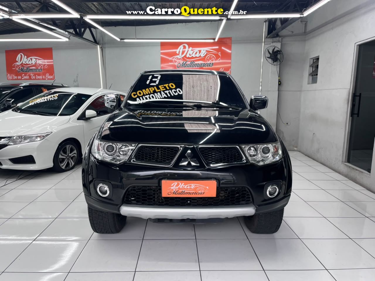 MITSUBISHI   L200 TRITON FLEX   PRETO 2013 3.5 FLEX - Loja