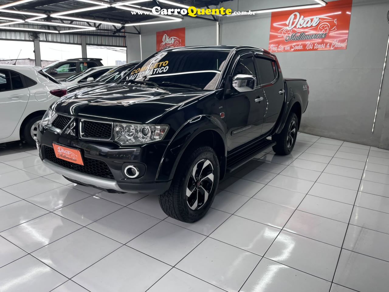 MITSUBISHI   L200 TRITON FLEX   PRETO 2013 3.5 FLEX - Loja