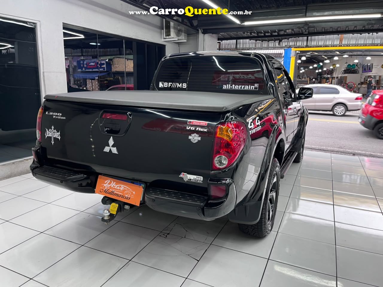 MITSUBISHI   L200 TRITON FLEX   PRETO 2013 3.5 FLEX - Loja