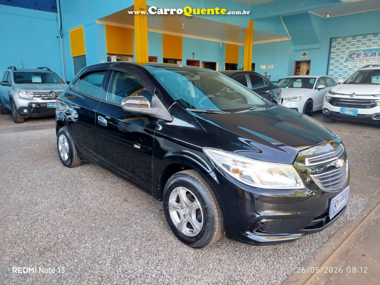 CHEVROLET   ONIX HATCH LT 1.0 8V FLEXPOWER 5P MEC.   PRETO 2015 1.0 FLEX - Loja