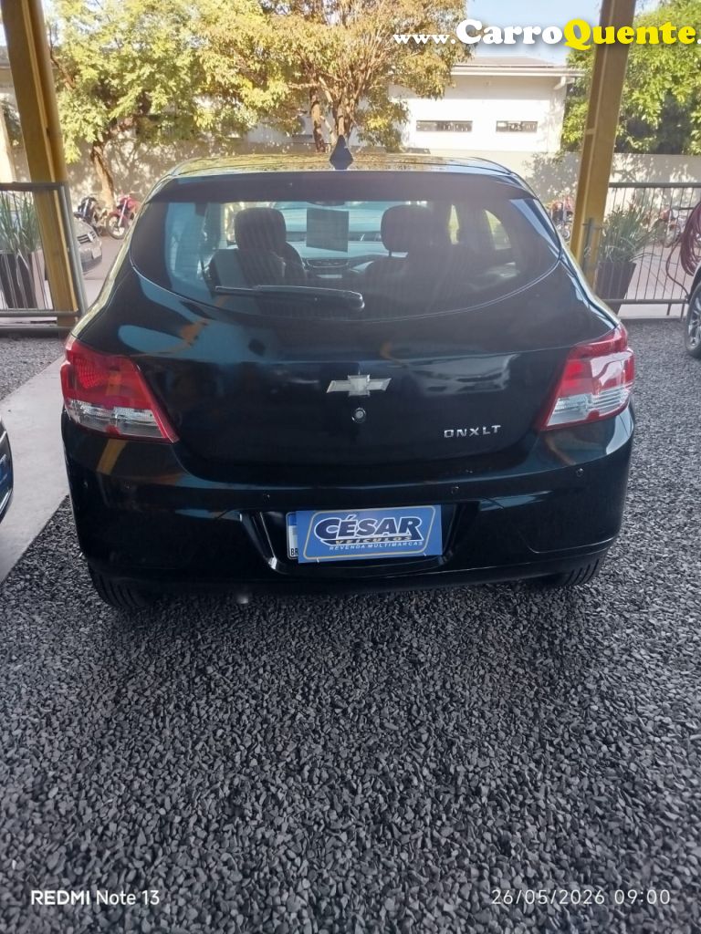 CHEVROLET   ONIX HATCH LT 1.0 8V FLEXPOWER 5P MEC.   PRETO 2015 1.0 FLEX - Loja