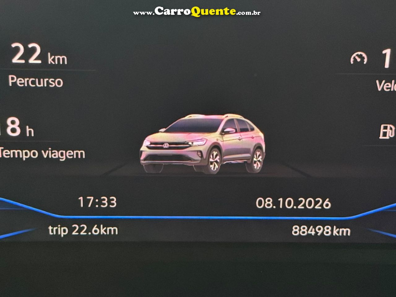VOLKSWAGEN   NIVUS HIGHLINE 1.0 200 TSI FLEX AUT.   CINZA 2021 1.0 FLEX - Loja