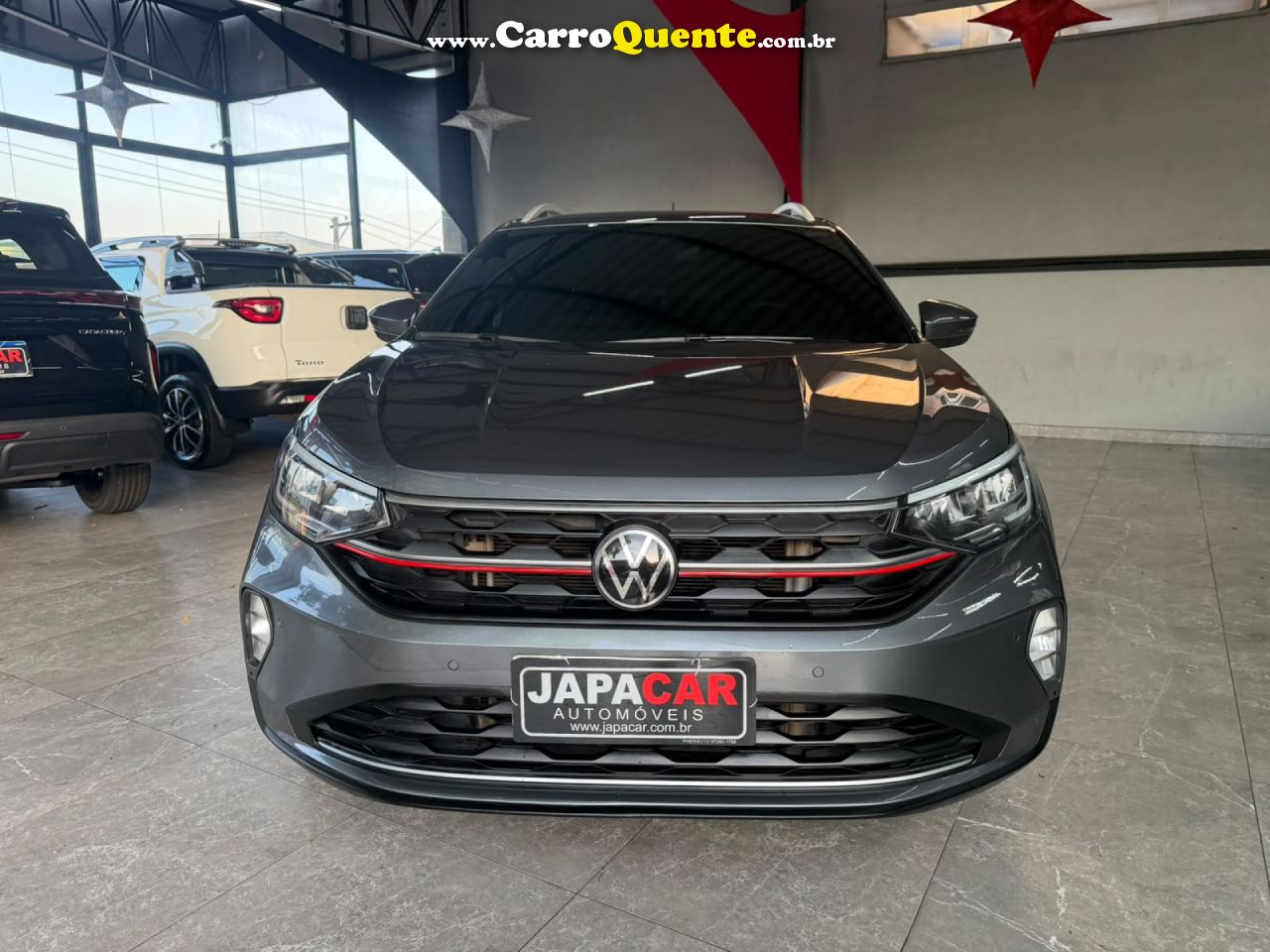 VOLKSWAGEN   NIVUS HIGHLINE 1.0 200 TSI FLEX AUT.   CINZA 2021 1.0 FLEX - Loja