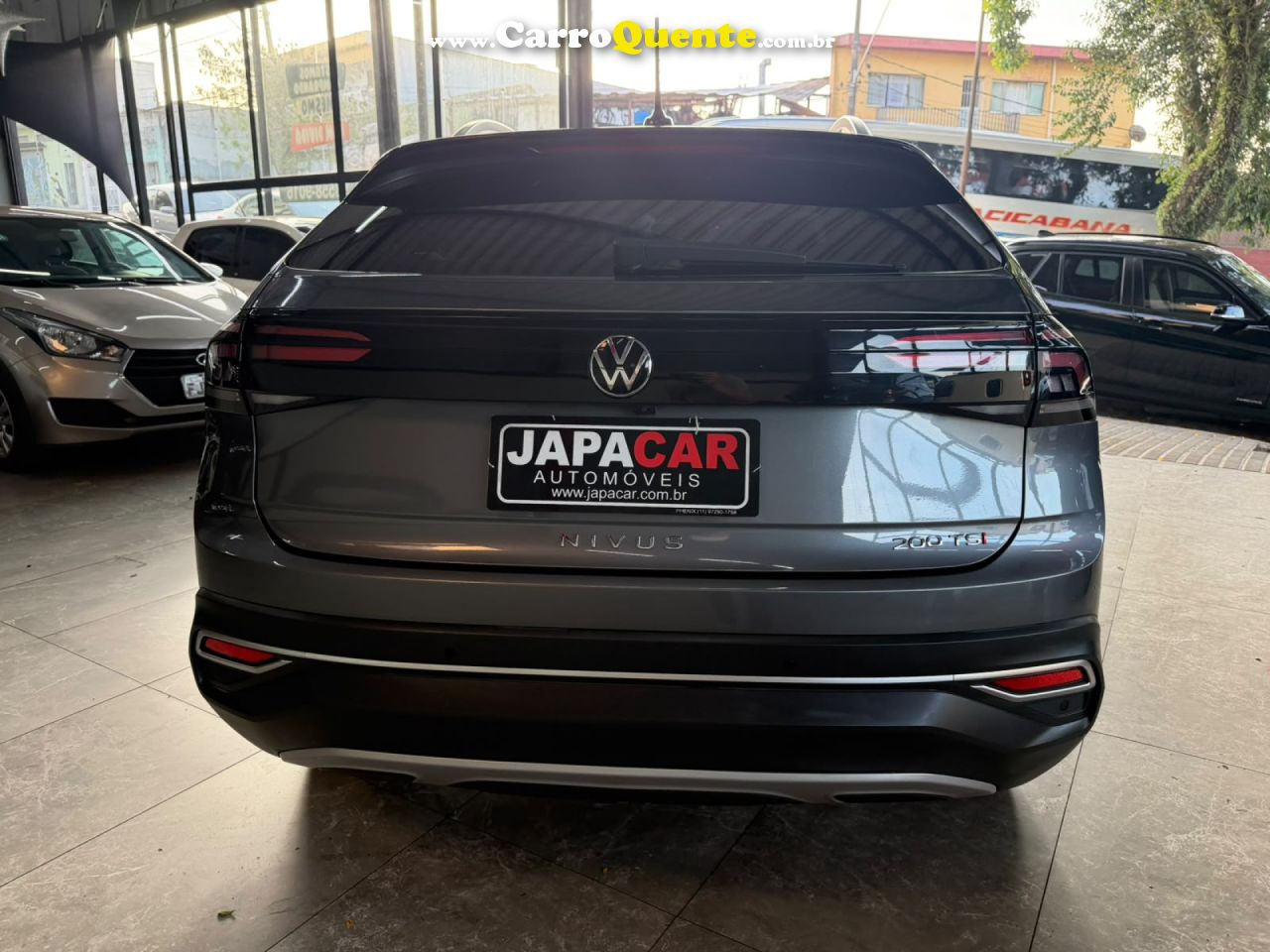 VOLKSWAGEN   NIVUS HIGHLINE 1.0 200 TSI FLEX AUT.   CINZA 2021 1.0 FLEX - Loja