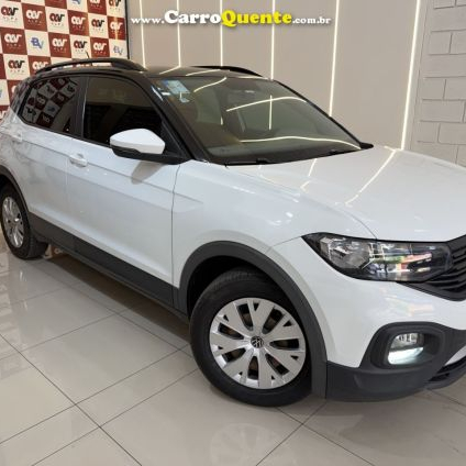 VOLKSWAGEN   T-CROSS SENSE 1.0 TSI FLEX 5P AUT.(PCD)   BRANCO 2021 1.0 FLEX