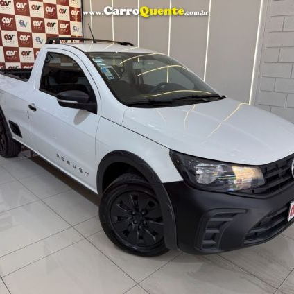 VOLKSWAGEN   SAVEIRO ROBUST 1.6 TOTAL FLEX 16V    BRANCO 2025 1.6 FLEX