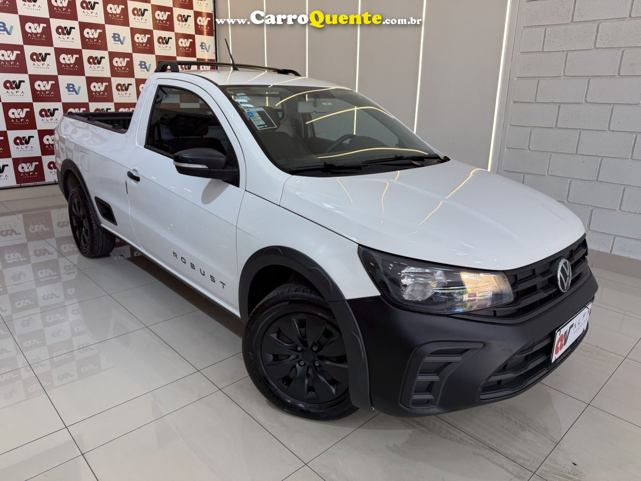 VOLKSWAGEN   SAVEIRO ROBUST 1.6 TOTAL FLEX 16V    BRANCO 2025 1.6 FLEX - Loja