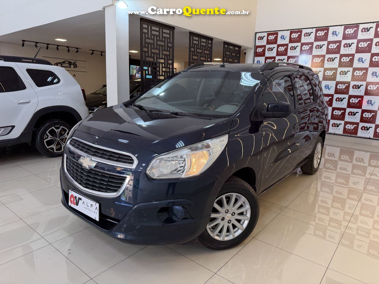 CHEVROLET   SPIN LT 1.8 8V ECONO.FLEX 5P AUT.   AZUL 2015 1.8 FLEX - Loja