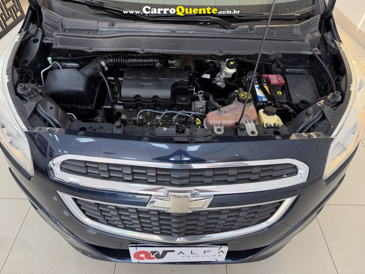 CHEVROLET   SPIN LT 1.8 8V ECONO.FLEX 5P AUT.   AZUL 2015 1.8 FLEX - Loja