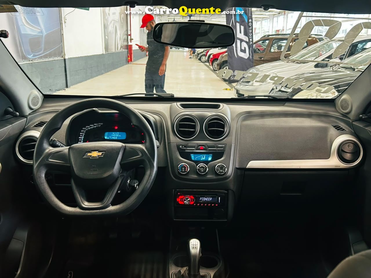 CHEVROLET   MONTANA LS 1.4 ECONOFLEX 8V 2P   PRETO 2017 1.4 GASOLINA - Loja