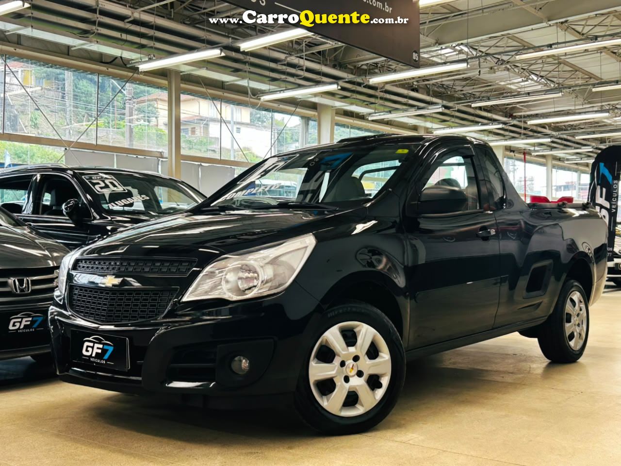 CHEVROLET   MONTANA LS 1.4 ECONOFLEX 8V 2P   PRETO 2017 1.4 GASOLINA - Loja