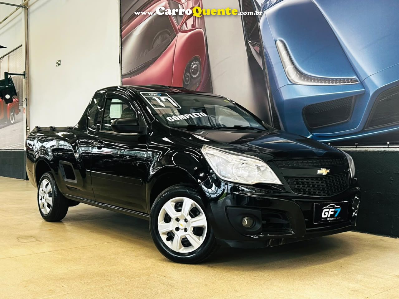 CHEVROLET   MONTANA LS 1.4 ECONOFLEX 8V 2P   PRETO 2017 1.4 GASOLINA - Loja