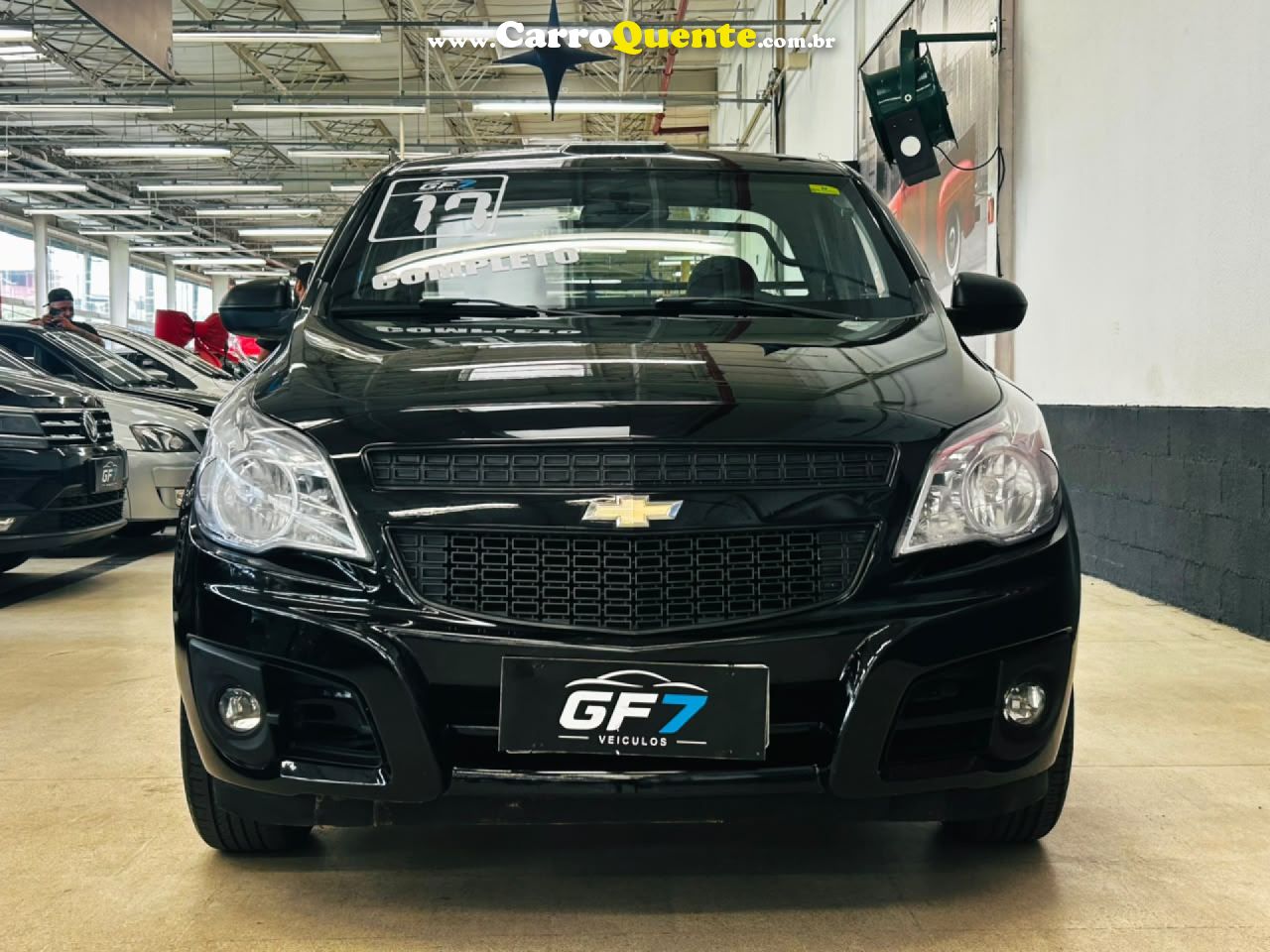 CHEVROLET   MONTANA LS 1.4 ECONOFLEX 8V 2P   PRETO 2017 1.4 GASOLINA - Loja
