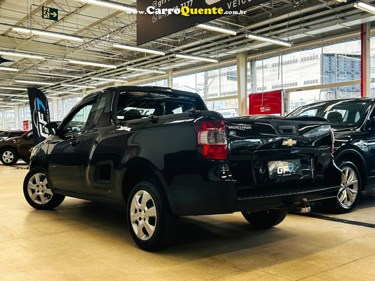 CHEVROLET   MONTANA LS 1.4 ECONOFLEX 8V 2P   PRETO 2017 1.4 GASOLINA - Loja
