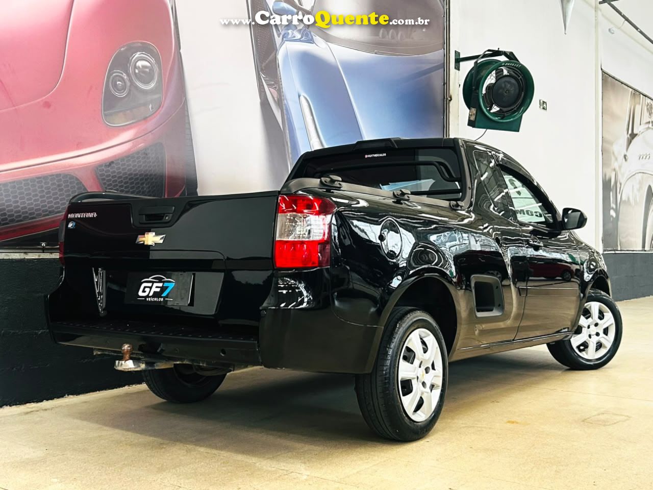 CHEVROLET   MONTANA LS 1.4 ECONOFLEX 8V 2P   PRETO 2017 1.4 GASOLINA - Loja
