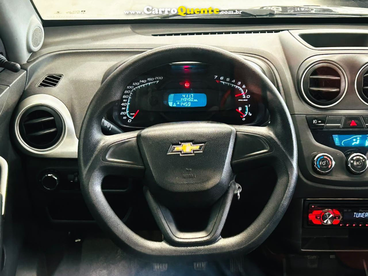 CHEVROLET   MONTANA LS 1.4 ECONOFLEX 8V 2P   PRETO 2017 1.4 GASOLINA - Loja