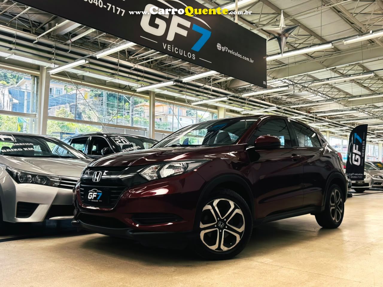 HONDA   HR-V LX 1.8 FLEXONE 16V 5P AUT.   VERMELHO 2017 1.8 GASOLINA - Loja