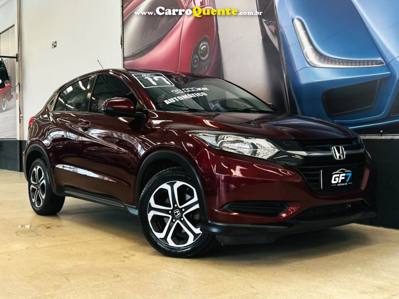 HONDA   HR-V LX 1.8 FLEXONE 16V 5P AUT.   VERMELHO 2017 1.8 GASOLINA - Loja
