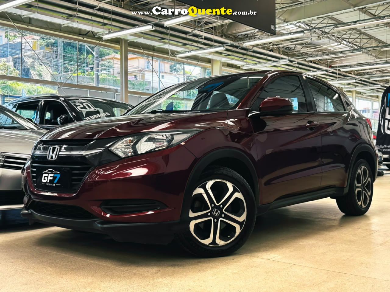 HONDA   HR-V LX 1.8 FLEXONE 16V 5P AUT.   VERMELHO 2017 1.8 GASOLINA - Loja
