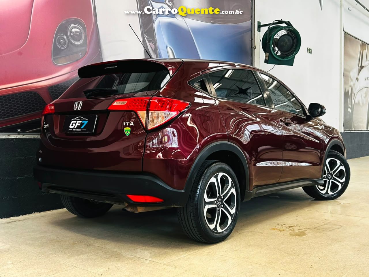 HONDA   HR-V LX 1.8 FLEXONE 16V 5P AUT.   VERMELHO 2017 1.8 GASOLINA - Loja
