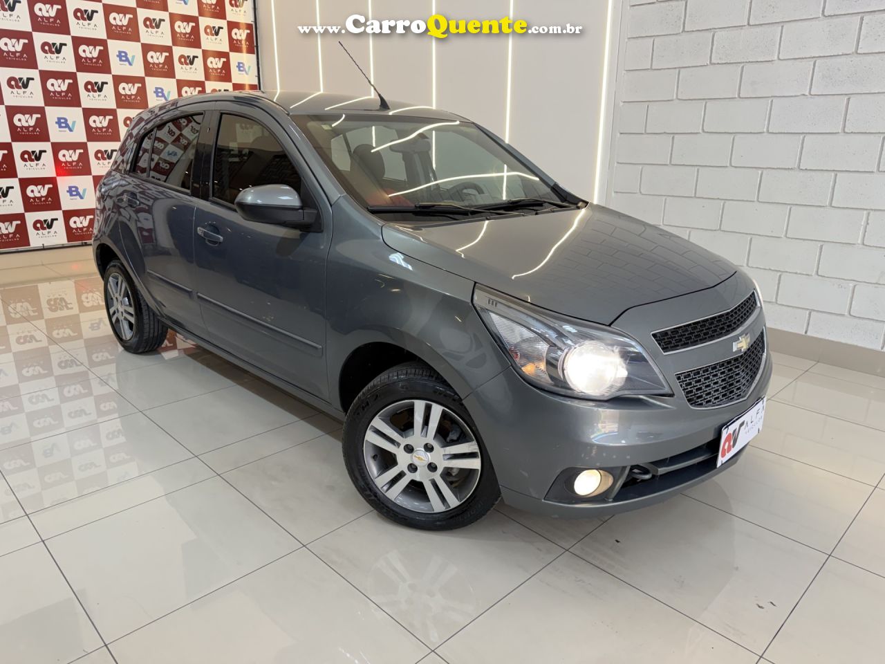 CHEVROLET   AGILE LTZ 1.4 MPFI 8V FLEXPOWER 5P   CINZA 2013 1.4 FLEX - Loja