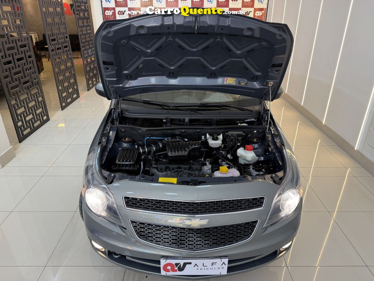 CHEVROLET   AGILE LTZ 1.4 MPFI 8V FLEXPOWER 5P   CINZA 2013 1.4 FLEX - Loja