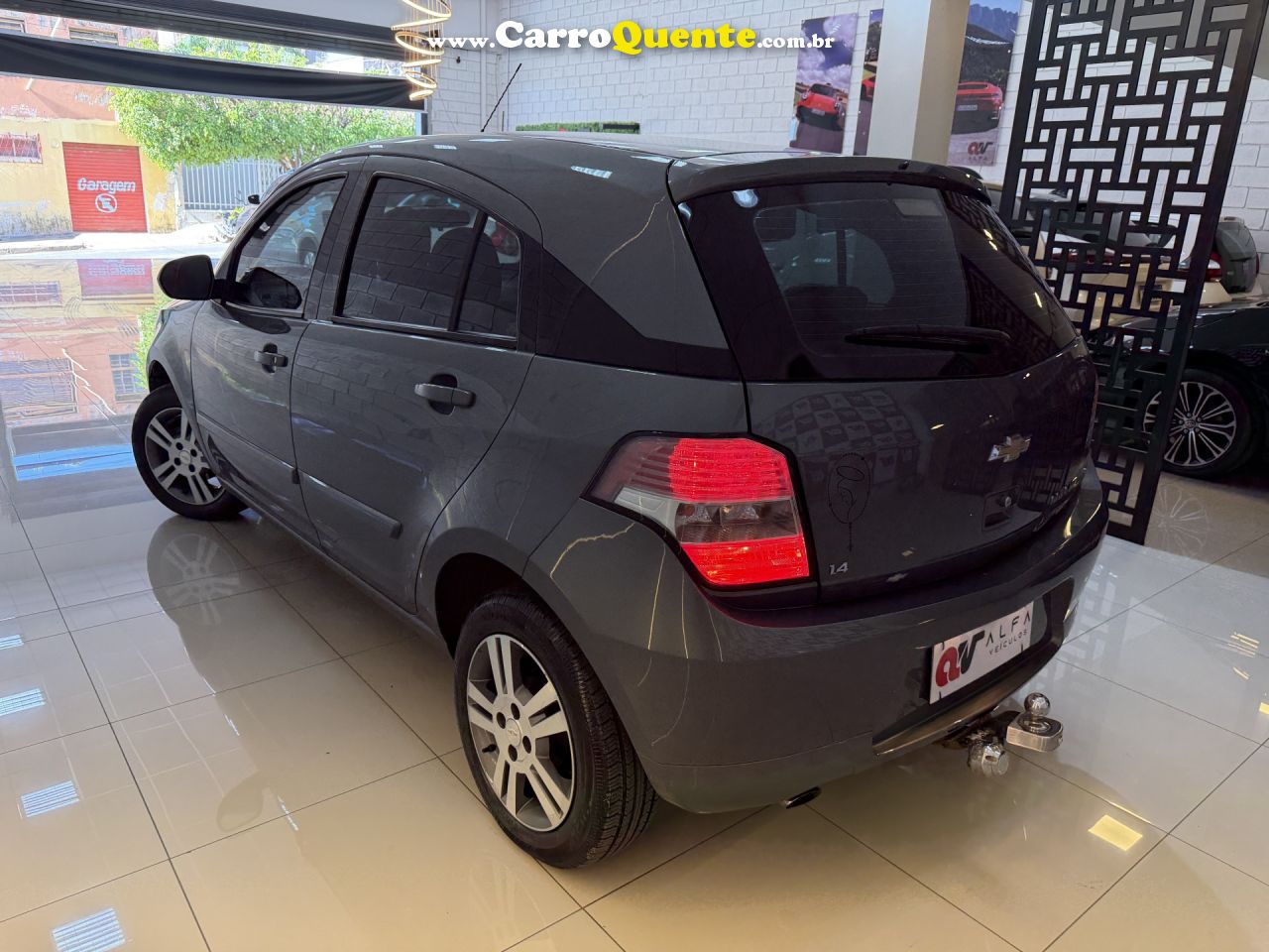 CHEVROLET   AGILE LTZ 1.4 MPFI 8V FLEXPOWER 5P   CINZA 2013 1.4 FLEX - Loja