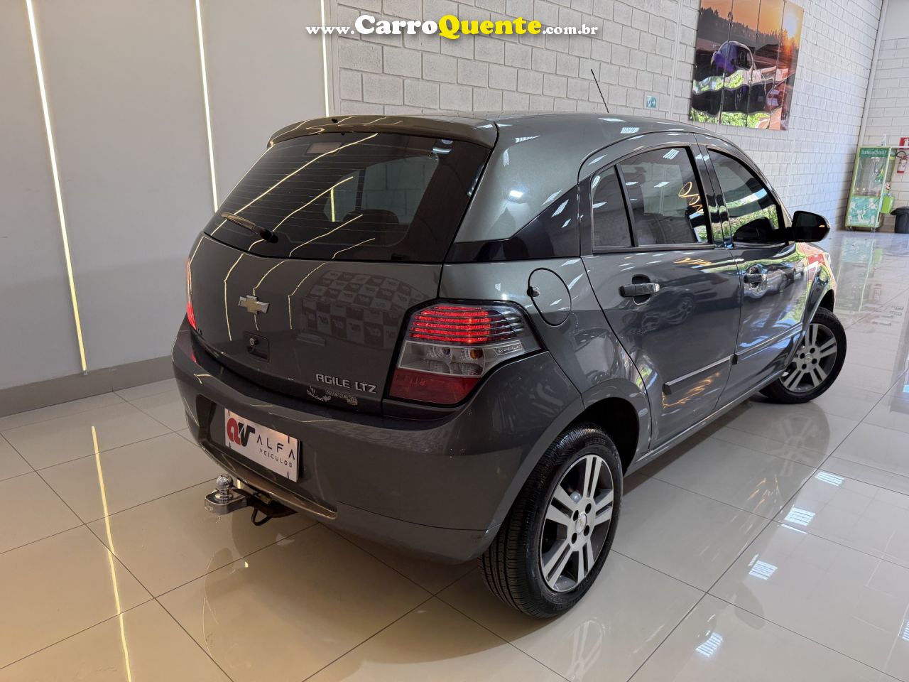 CHEVROLET   AGILE LTZ 1.4 MPFI 8V FLEXPOWER 5P   CINZA 2013 1.4 FLEX - Loja