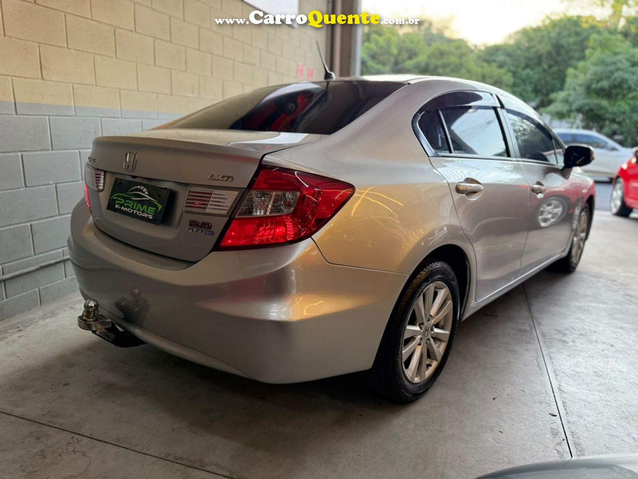 HONDA   CIVIC SEDAN LXR 2.0 FLEXONE 16V AUT. 4P   PRATA 2013 2.0 GASOLINA - Loja
