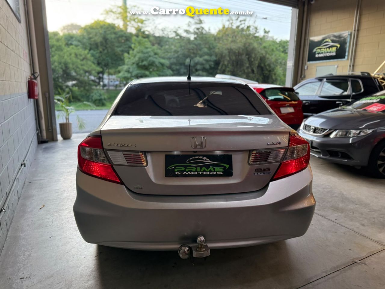 HONDA   CIVIC SEDAN LXR 2.0 FLEXONE 16V AUT. 4P   PRATA 2013 2.0 GASOLINA - Loja