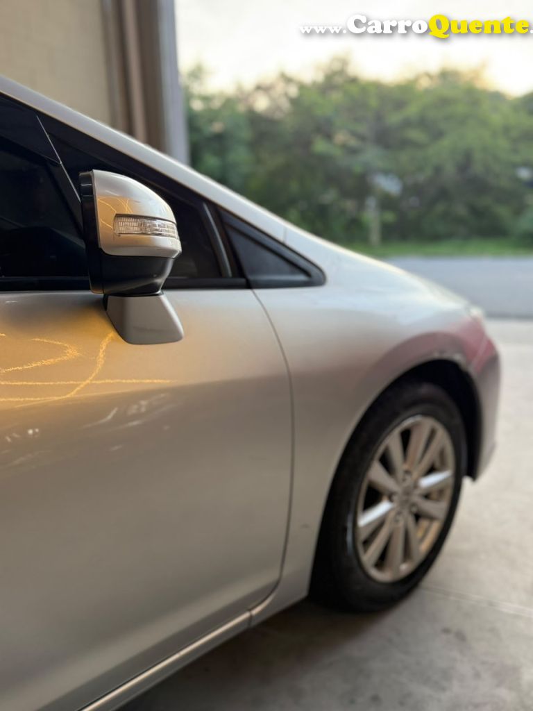 HONDA   CIVIC SEDAN LXR 2.0 FLEXONE 16V AUT. 4P   PRATA 2013 2.0 GASOLINA - Loja