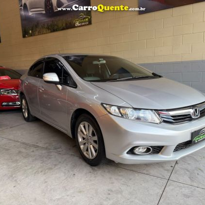 HONDA   CIVIC SEDAN LXR 2.0 FLEXONE 16V AUT. 4P   PRATA 2013 2.0 GASOLINA