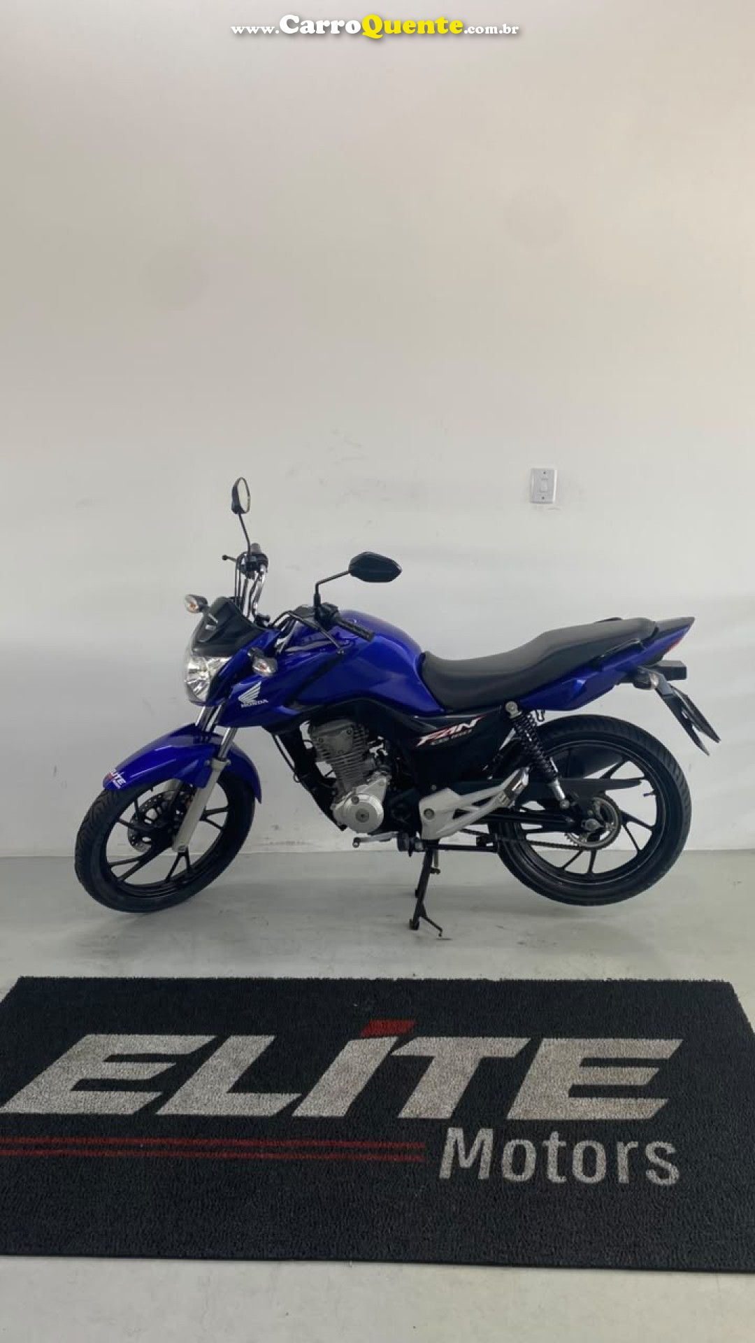 HONDA   CG 160 FAN FLEX   AZUL 2022 160 FLEX - Loja