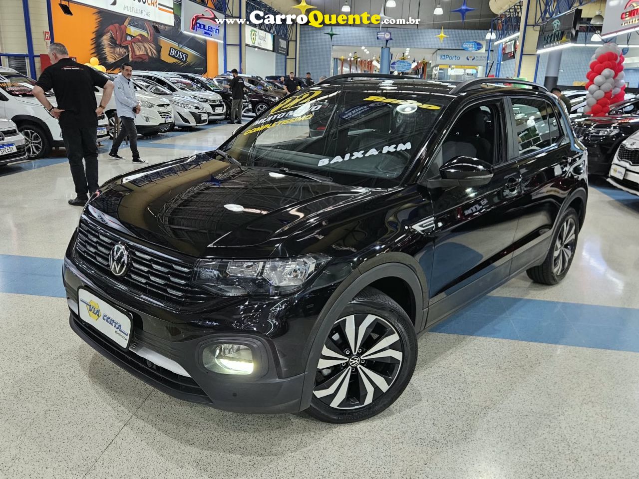 VOLKSWAGEN T-CROSS 1.0 200 TSI TOTAL FLEX COMFORTLINE  * Painel TFT 2022 - Loja