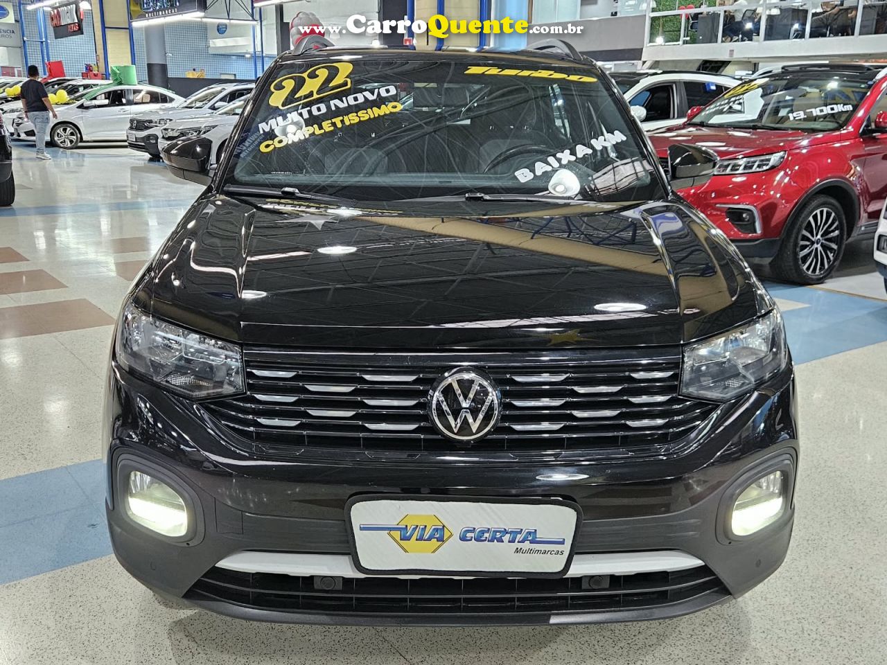 VOLKSWAGEN T-CROSS 1.0 200 TSI TOTAL FLEX COMFORTLINE  * Painel TFT 2022 - Loja