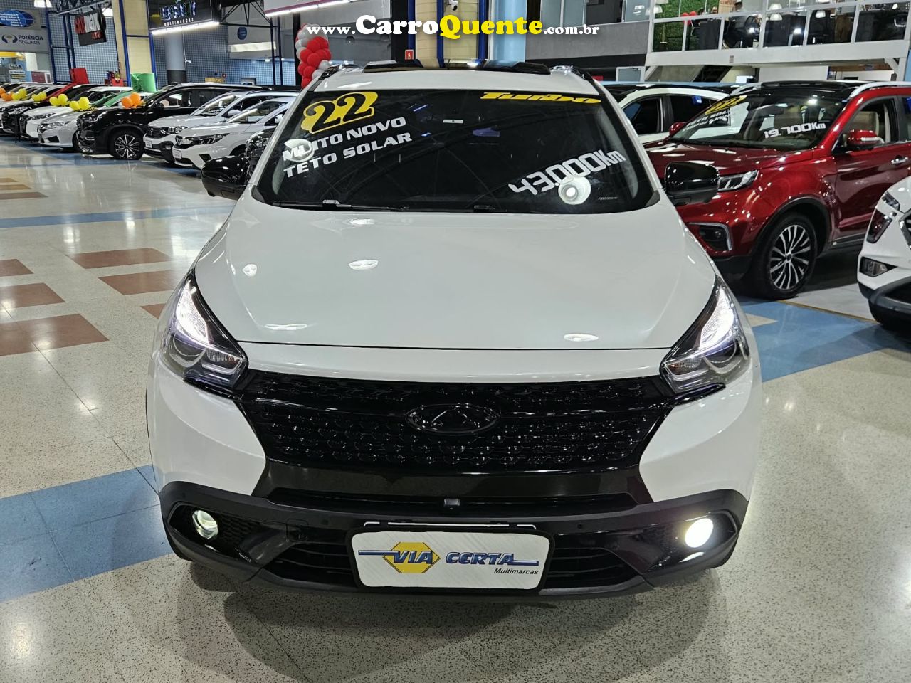 CHERY TIGGO 7 1.5 TURBO TXS Teto Solar * C/ Apenas 43.000 Km * 2022 - Loja