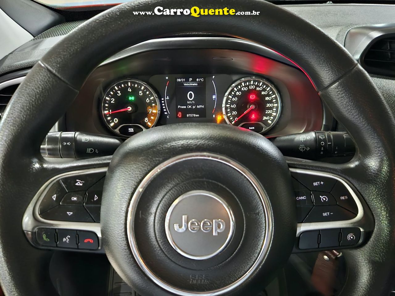 JEEP RENEGADE 1.8 FLEX SPORT * C/ Banco de Couro * 2019 - Loja