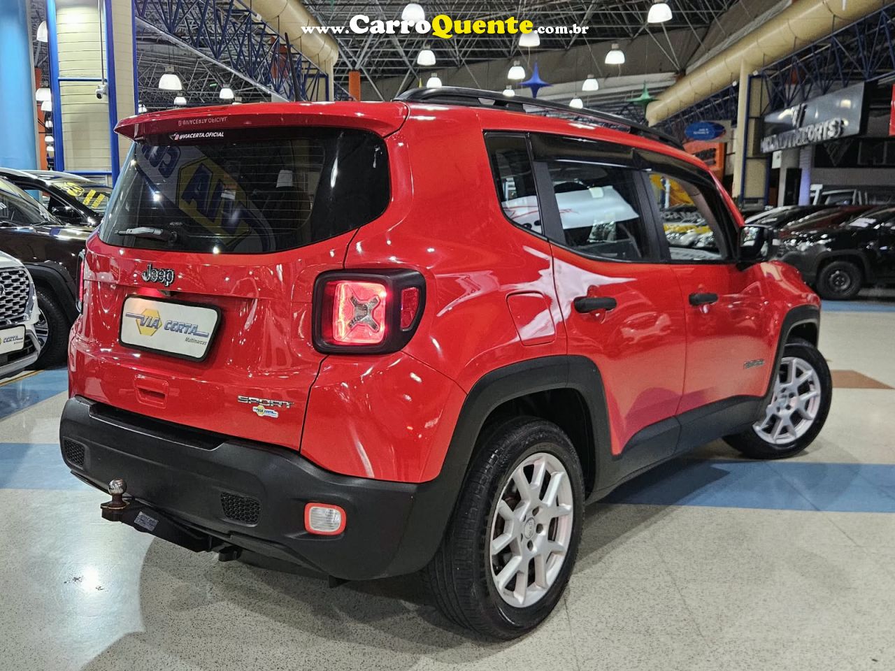 JEEP RENEGADE 1.8 FLEX SPORT * C/ Banco de Couro * 2019 - Loja