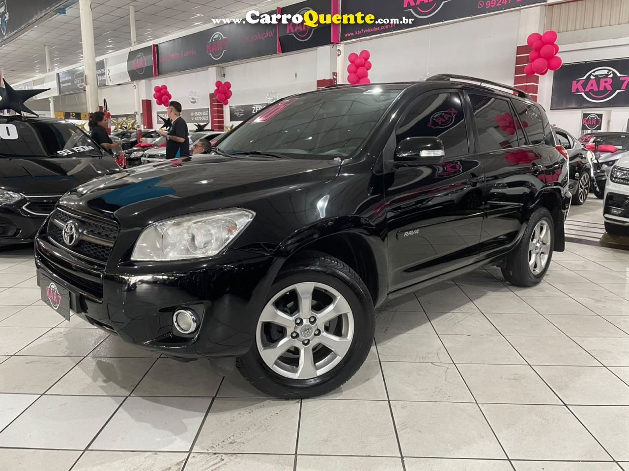 TOYOTA   RAV4 2.4 4X4 16V 170CV AUT.   PRETO 2010 2.4 GASOLINA - Loja