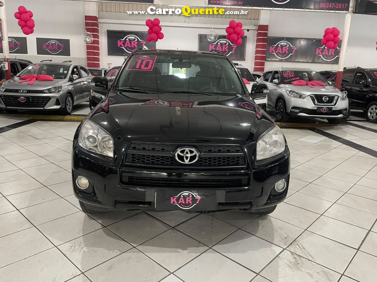 TOYOTA   RAV4 2.4 4X4 16V 170CV AUT.   PRETO 2010 2.4 GASOLINA - Loja
