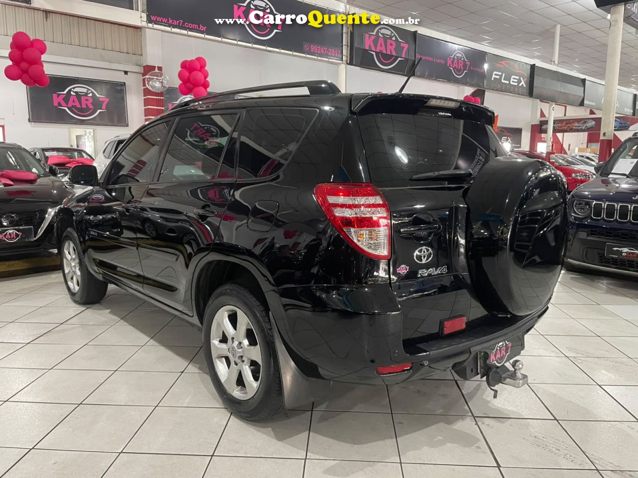 TOYOTA   RAV4 2.4 4X4 16V 170CV AUT.   PRETO 2010 2.4 GASOLINA - Loja